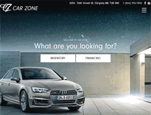 Tablet Screenshot of carzonecalgary.com